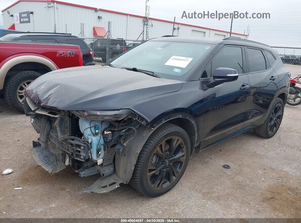 3GNKBERS7LS578735 2020 CHEVROLET BLAZER Черный Передняя левая четверть