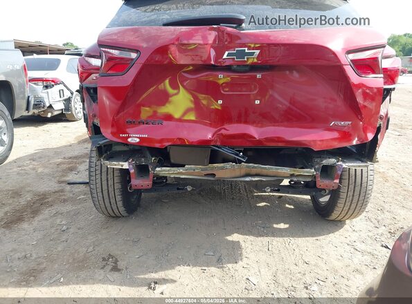 3GNKBERS7NS164499 2022 CHEVROLET BLAZER Red Widok z przodu