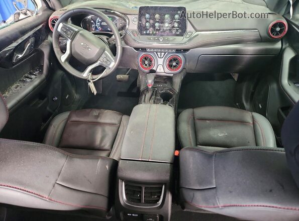 3GNKBERSXSS238199 2025 CHEVROLET BLAZER Черный Вид панели приборов