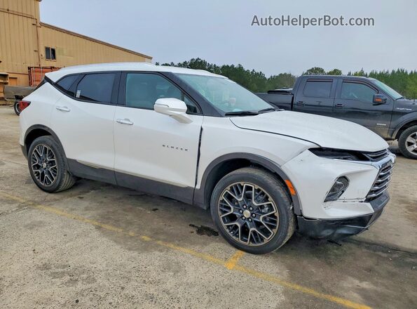 3GNKBFR4XPS103643 2023 CHEVROLET BLAZER White Передня права чверть