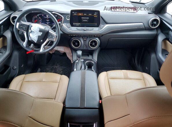 3GNKBFR4XPS103643 2023 CHEVROLET BLAZER White Вид панелі приладів