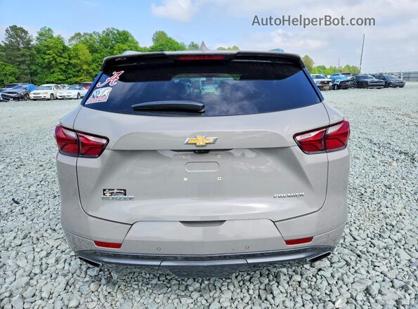 3GNKBFRS0MS513989 2021 CHEVROLET BLAZER Beige Widok z tyłu