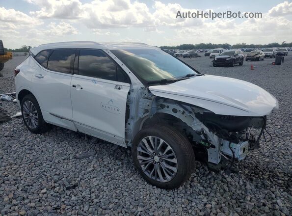 3GNKBFRS3KS692879 2019 CHEVROLET BLAZER Белый Передняя правая четверть