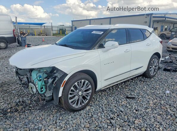 3GNKBFRS3KS692879 2019 CHEVROLET BLAZER Белый Передняя левая четверть