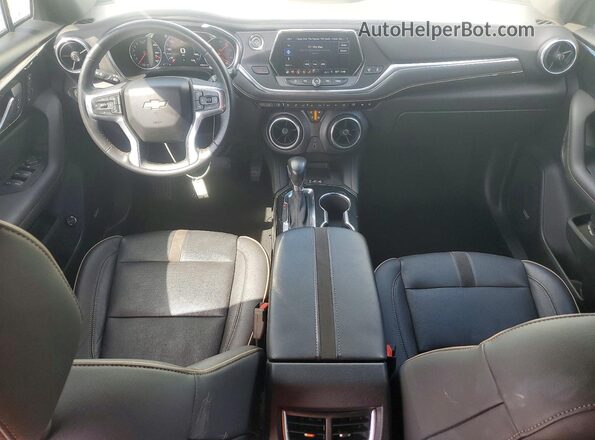 3GNKBFRS3KS692879 2019 CHEVROLET BLAZER Белый Вид панели приборов