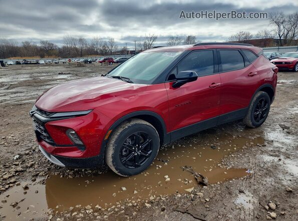 3GNKBHR40PS234463 2023 CHEVROLET BLAZER Красный Передняя левая четверть