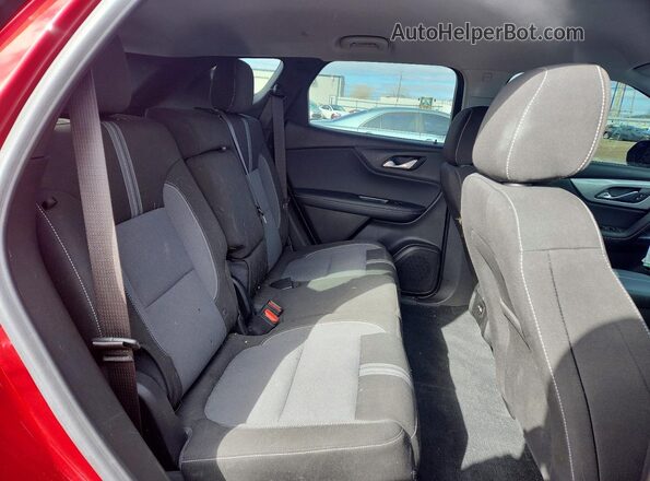 3GNKBHR40PS234463 2023 CHEVROLET BLAZER Красный Вид задней части салона