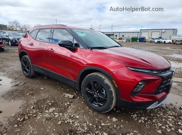 3GNKBHR40PS234463 2023 CHEVROLET BLAZER Красный Передняя правая четверть