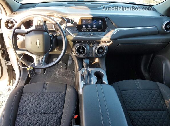 3GNKBHR45LS643665 2020 CHEVROLET BLAZER White Dashboard view
