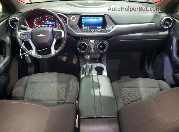 3GNKBHR48LS692245 2020 CHEVROLET BLAZER Red Widok deski rozdzielczej