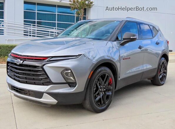 3GNKBHR48RS155142 2024 CHEVROLET BLAZER Gray უკანა მარცხენა