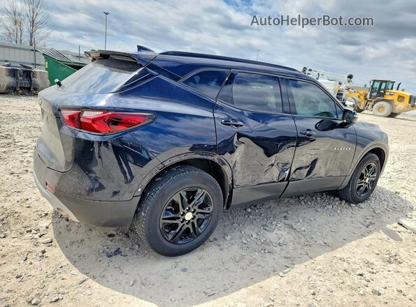 3GNKBHR4XMS523510 2021 CHEVROLET BLAZER Синий Задняя правая четверть
