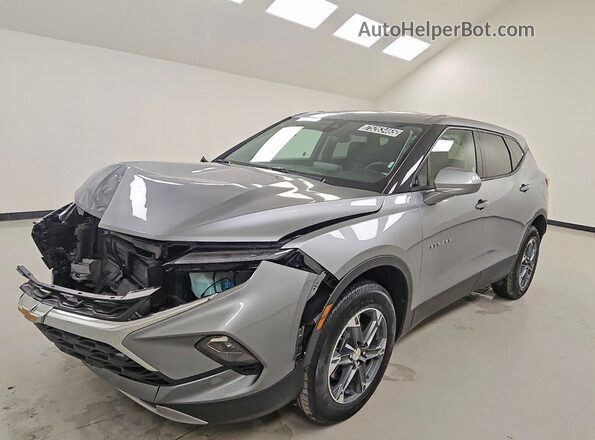 3GNKBHR4XSS218893 2025 CHEVROLET BLAZER Серый Передняя левая четверть