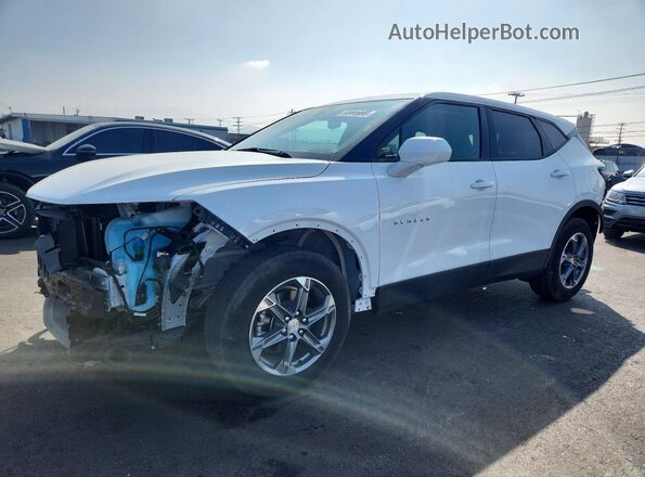 3GNKBHR4XSS230039 2025 CHEVROLET BLAZER White Передня ліва чверть