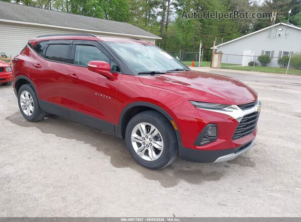 3GNKBHRS1MS550755 2021 CHEVROLET BLAZER Red Передня права чверть