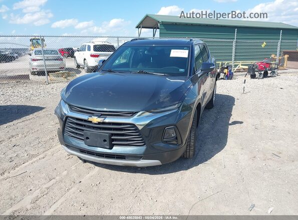 3GNKBHRS2LS607883 2020 CHEVROLET BLAZER Черный Передняя левая четверть