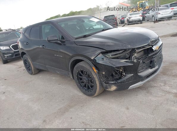 3GNKBHRS3MS568352 2021 CHEVROLET BLAZER Black Передня права чверть