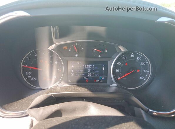 3GNKBHRS4LS580086 2020 CHEVROLET BLAZER White ხელსაწყოთა პანელის ხედი