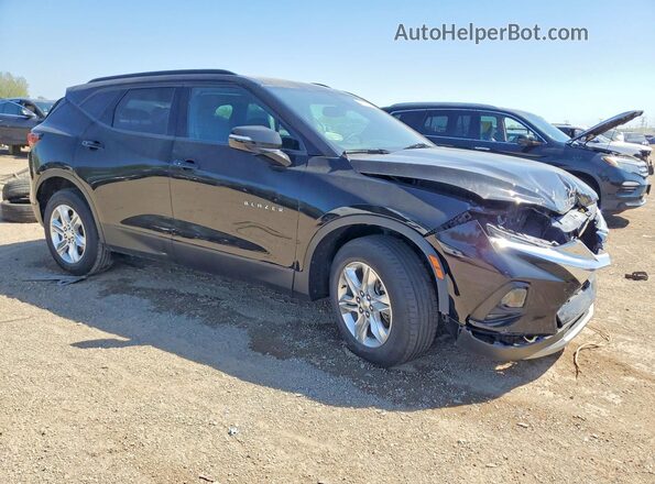 3GNKBHRS5MS545865 2021 CHEVROLET BLAZER Черный Передняя правая четверть
