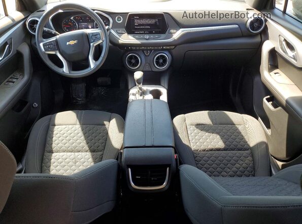 3GNKBHRS5MS545865 2021 CHEVROLET BLAZER Черный Вид панели приборов