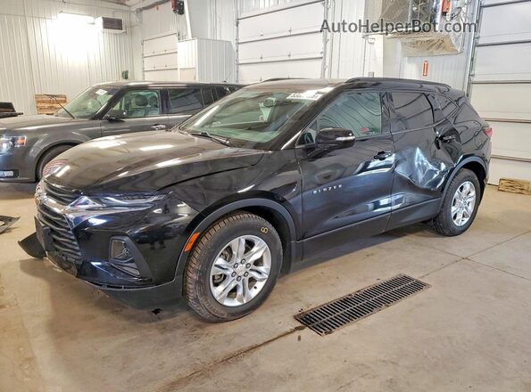 3GNKBHRSXLS553491 2020 CHEVROLET BLAZER Черный Передняя левая четверть