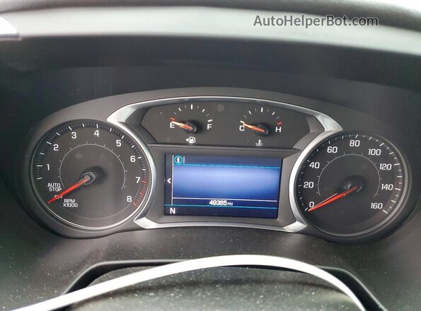3GNKBJRS0NS237320 2022 CHEVROLET BLAZER Черный Вид щитка приборов