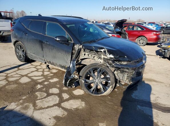 3GNKBJRS4KS640471 2019 CHEVROLET BLAZER Черный Передняя правая четверть