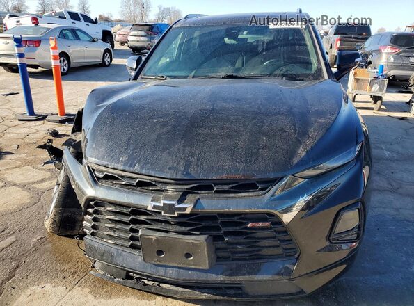 3GNKBJRS4KS640471 2019 CHEVROLET BLAZER Черный Вид спереди