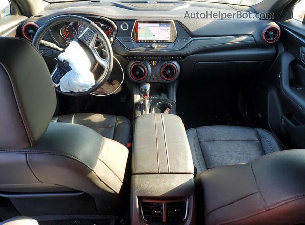 3GNKBJRS4KS640471 2019 CHEVROLET BLAZER Черный Вид панели приборов