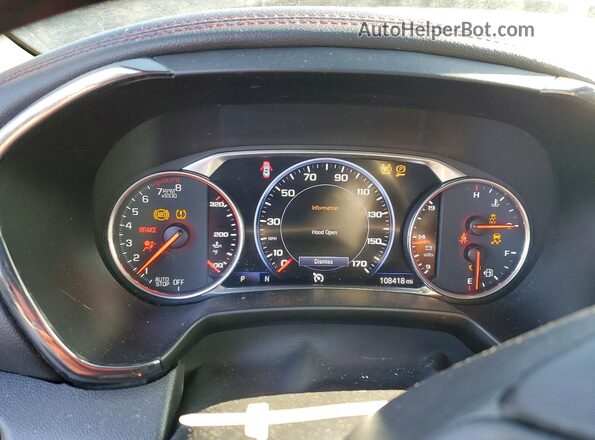 3GNKBJRS4KS640471 2019 CHEVROLET BLAZER Черный Вид щитка приборов