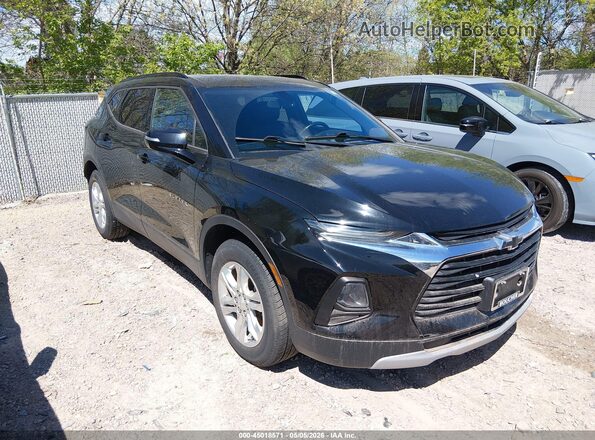 3GNKBJRS8LS718154 2020 CHEVROLET BLAZER Черный Передняя правая четверть