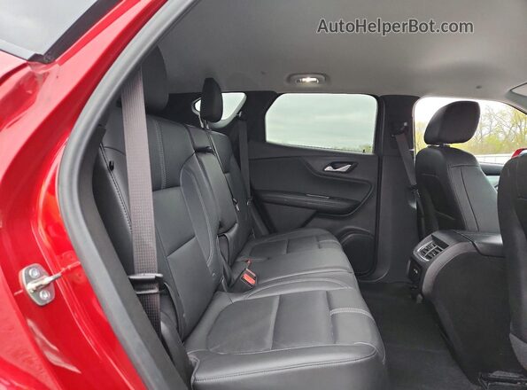 3GNKBJRS9LS642301 2020 CHEVROLET BLAZER Burgundy Widok wnętrza z tyłu