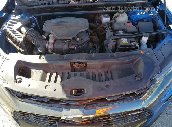 3GNKBKRS0LS600198 2020 CHEVROLET BLAZER Blue Vista del compartimento del motor