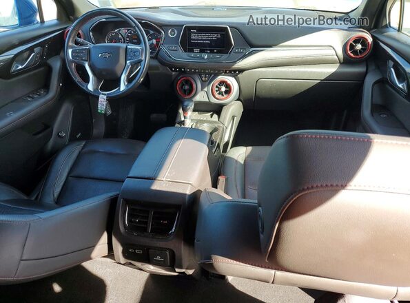 3GNKBKRS0LS600198 2020 CHEVROLET BLAZER Blue Vista del salpicadero