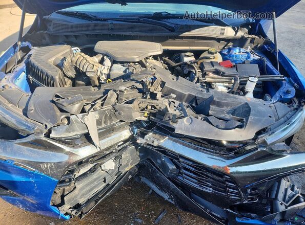 3GNKBKRS0MS529036 2021 CHEVROLET BLAZER Blue Vista del compartimento del motor
