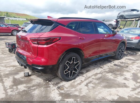 3GNKBKRS0PS229422 2023 CHEVROLET BLAZER Красный Задняя правая четверть