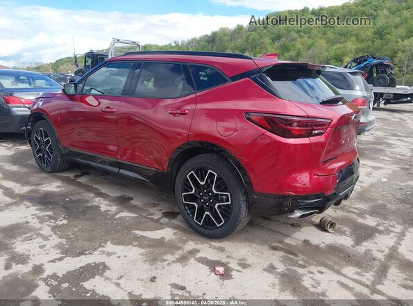 3GNKBKRS0PS229422 2023 CHEVROLET BLAZER Красный Задняя левая четверть