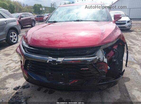 3GNKBKRS0PS229422 2023 CHEVROLET BLAZER Красный Вид задней части салона