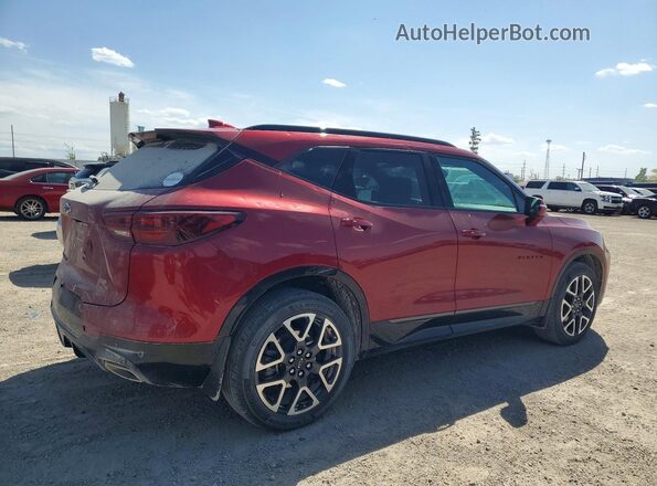 3GNKBKRS0SS112089 2025 CHEVROLET BLAZER Red Tył prawy