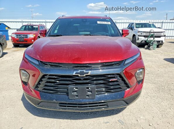 3GNKBKRS0SS112089 2025 CHEVROLET BLAZER Red Widok z przodu