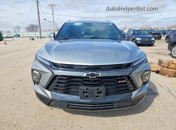 3GNKBKRS1PS147344 2023 CHEVROLET BLAZER Серый Вид спереди