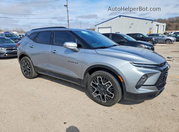 3GNKBKRS1PS147344 2023 CHEVROLET BLAZER Серый Передняя правая четверть