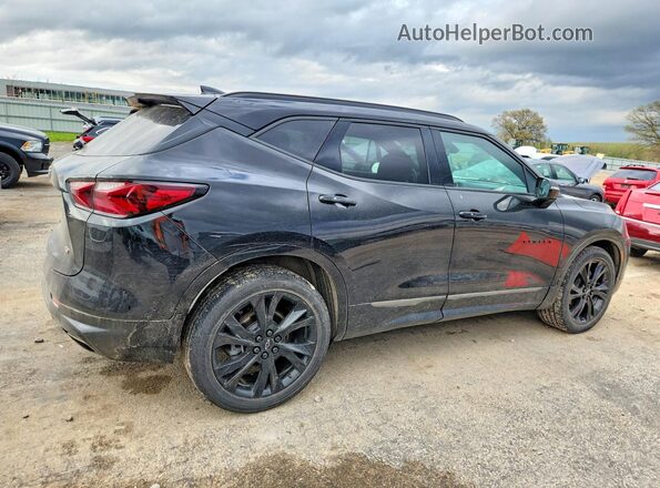 3GNKBKRS2NS230147 2022 CHEVROLET BLAZER Черный Задняя правая четверть