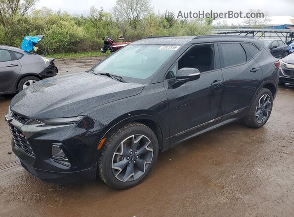 3GNKBKRS3LS534603 2020 CHEVROLET BLAZER Черный Передняя левая четверть