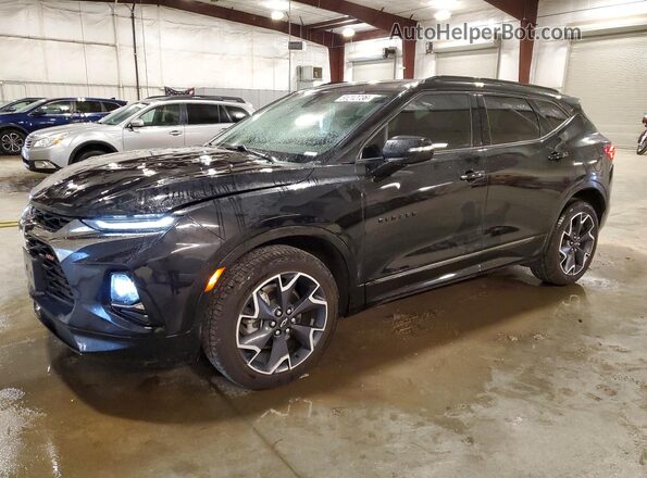 3GNKBKRS6NS134084 2022 CHEVROLET BLAZER Black Vista tres cuartos delantera izquierda