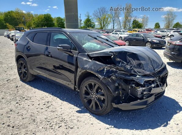 3GNKBKRS7LS640133 2020 CHEVROLET BLAZER Черный Передняя правая четверть