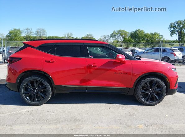 3GNKBKRS7LS687677 2020 CHEVROLET BLAZER Red Vista interior trasera