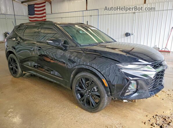 3GNKBKRS7MS555696 2021 CHEVROLET BLAZER Черный Передняя правая четверть