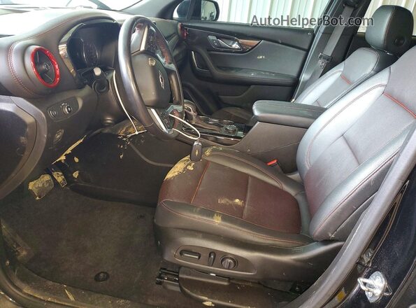 3GNKBKRS7MS555696 2021 CHEVROLET BLAZER Черный Вид салона спереди