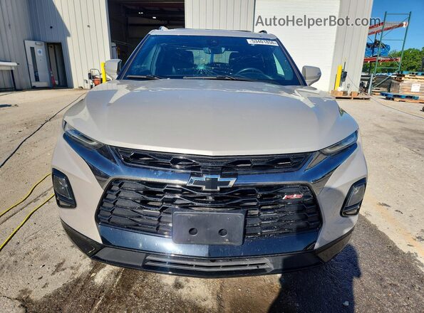 3GNKBKRS8MS567131 2021 CHEVROLET BLAZER Серый Вид спереди